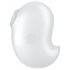 Satisfyer Cutie Ghost - stimulator clitoridian cu unde de aer și acumulator (alb)