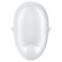 Satisfyer Cutie Ghost - stimulator clitoridian cu unde de aer și acumulator (alb)