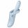 Satisfyer Heat Flex 4 - vibrator cu braț pentru clitoris cu încălzire (argintiu)