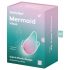 Vibrații Mermaid Satisfyer - stimulator clitoridian cu unde de aer (mentă-roz)