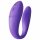 We-Vibe Sync Go - vibrator pentru cupluri cu acumulator, inteligent (mov)