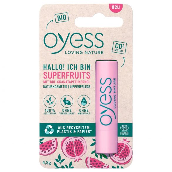 Oyess BIO - balsam de buze cu superfructe