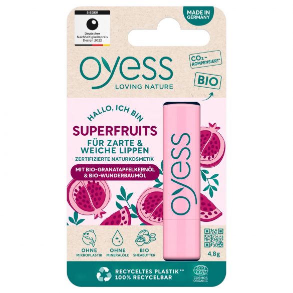 Oyess BIO - balsam de buze cu fructe