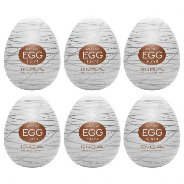 TENGA Egg Silky II - ou masturbator (6 buc.)