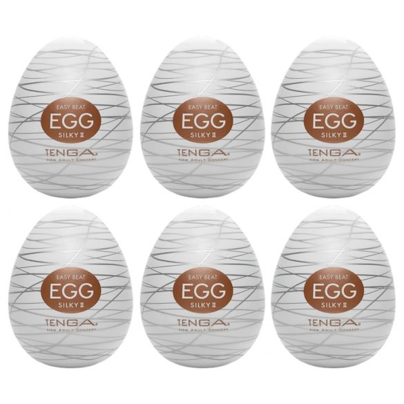 TENGA Egg Silky II - ou masturbator (6 buc.)