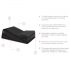 Liberator Wedge/Ramp - Set de 2 perne pentru sex (negru)