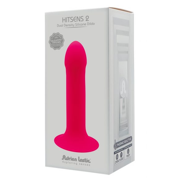 Dildo ajustabil cu ventuză și capăt bulbos - Hitsens 2 (roz) 