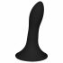 Hitsens 5 - dildo anal modelabil cu ventuză (negru) 