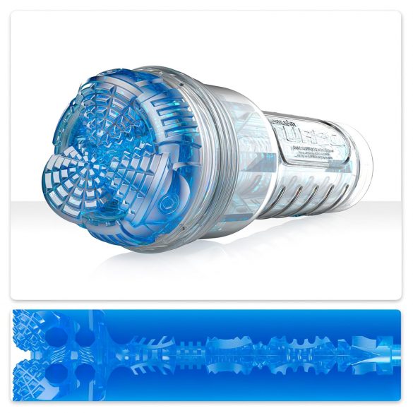 Fleshlight Turbo Core - masturbator cu aspirație (albastru)