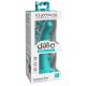 Dillio Curious Five - dildo silicon cu ventuză (15cm) - turcoaz 