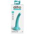 Dillio Curious Five - dildo silicon cu ventuză (15cm) - turcoaz 