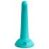 Dillio Curious Five - dildo din silicon (15cm) - turcoaz