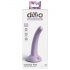 Dillio Curious Five - dildo din silicon cu ventuză (15cm) - mov