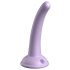 Dillio Curious Five - dildo de silicon cu ventuză (15cm) - mov 