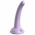 Dillio Curious Five - dildo de silicon cu ventuză (15cm) - mov 