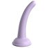 Dillio Curious Five - dildo de silicon cu ventuză (15cm) - mov 