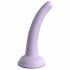 Dillio Curious Five - dildo de silicon cu ventuză (15cm) - mov 