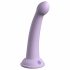 Dillio Secret Explorer - dildo cu ventuză și capăt bulbos (17cm) - mov 