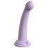 Exploratorul Secret Dillio - dildo cu ventuză și cap proeminent (17cm) - mov