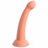 Dillio Secret Explorer - dildo cu ventuză și cap rotund (17 cm) - portocaliu 