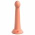 Dillio Secret Explorer - dildo cu ventuză și cap rotund (17 cm) - portocaliu 