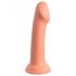 Dillio Big Hero - Dildo din silicon cu bază de ventuză (17cm) - portocaliu