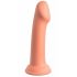 Dillio Big Hero - dildo din silicon cu ventuză (17cm) - portocaliu 