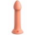 Dillio Big Hero - dildo din silicon cu ventuză (17cm) - portocaliu 