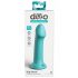 Dillio Big Hero - dildo silicon cu ventuză și cap realistic (17cm) - turcoaz 