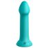 Dillio Big Hero - dildo silicon cu ventuză și cap realistic (17cm) - turcoaz 