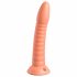 Dillio Wild Thing - dildo texturat cu ventuză (19 cm) - portocaliu 