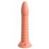 Dillio Wild Thing - dildo texturat cu ventuză (19 cm) - portocaliu 