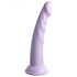 Dillio Slim Seven - dildo stimulant cu bază de fixare (20cm) - mov