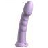 Dillio Super Eight - dildo din silicon cu bază de suctiune (21cm) - mov