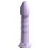 Dillio Super Eight - dildo din silicon cu ventuză (21cm) - mov 