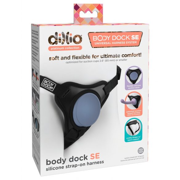 Dillio Body Dock SE - chiloți ajustabili (negru-albastru) 