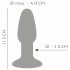 You2Toys - dildo anal din silicon (colorat) 