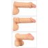 You2Toys 4in1 - set inele pentru penis și testicule - 2 piese (natur-negru) 