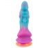 Beasty Cocks - dildo extraterestru din silicon (albastru-portocaliu)