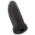 Realistixxx Giant - dildo uriaș - 30 cm (negru) 