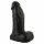 Realistixxx Real Giant - dildo gigant cu testicule - 22 cm (negru)