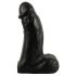 Realistixxx Real Giant - dildo gigant cu testicule - 22 cm (negru)