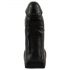 Realistixxx Real Giant - dildo gigant cu testicule - 22 cm (negru)