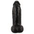 Realistixxx Real Giant - dildo gigantic - 22 cm (negru) 