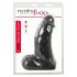 Realistixxx Real Giant - dildo gigant cu testicule - 22 cm (negru)