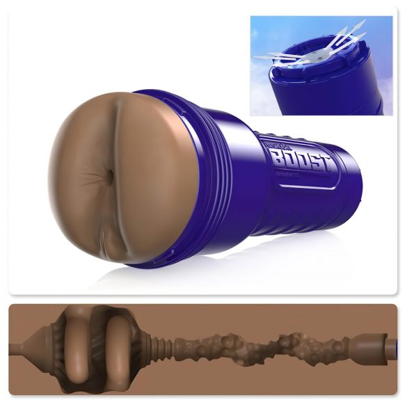 Fleshlight Boost Blast - masturbator realist cu posterior (maro)