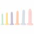 Six in a Row - set de antrenament dildo - 6 buc (colorat)