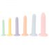 Six in a Row - set de antrenament dildo - 6 buc (colorat)