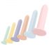 Six in a Row - set de antrenament dildo - 6 buc (colorat)