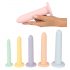 Six in a Row - set de antrenament dildo - 6 buc (colorat)